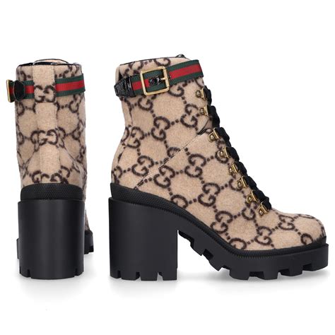 gucci print bootie|Gucci designer ankle boots.